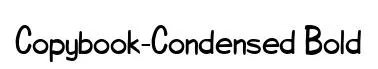 Copybook-Condensed Bold