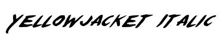 Yellowjacket Italic