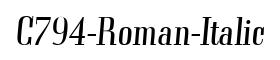 C794-Roman-Italic