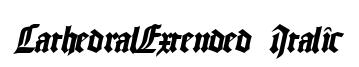 CathedralExtended  Italic