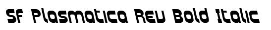 SF Plasmatica Rev Bold Italic