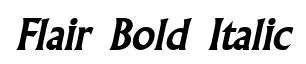 Flair Bold Italic