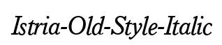 Istria-Old-Style-Italic