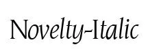 Novelty-Italic