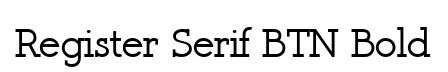 Register Serif BTN Bold