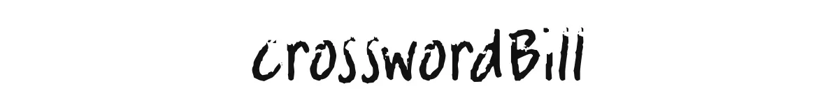 crosswordBill original font preview