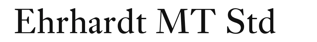 Ehrhardt MT Std original font preview