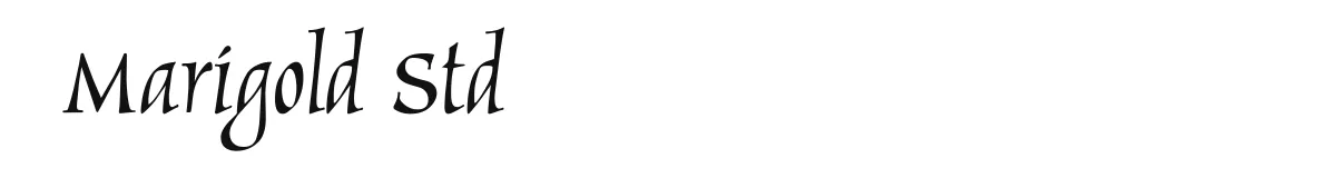 Marigold Std original font preview