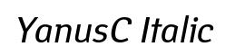 YanusC Italic