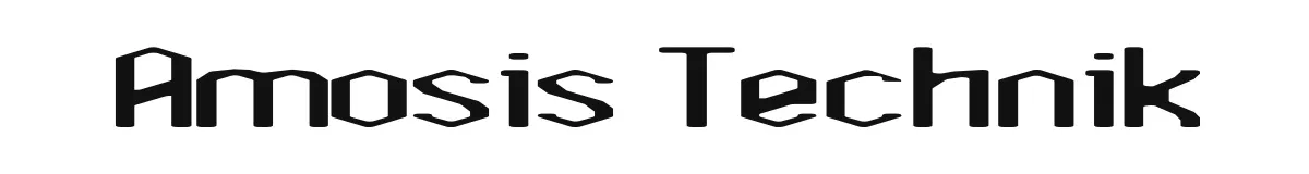Amosis Technik original font preview