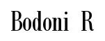 Bodoni  R