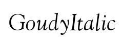 GoudyItalic