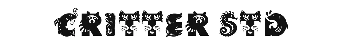 Critter Std original font preview
