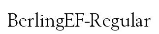 BerlingEF-Regular
