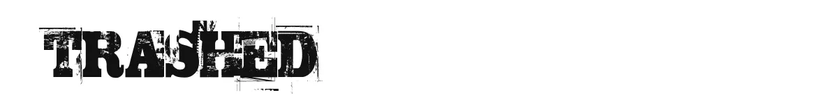 TRASHED original font preview