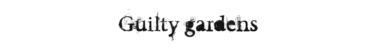 Guilty gardens original font preview