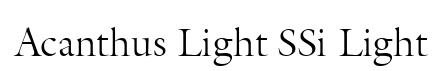 Acanthus Light SSi Light