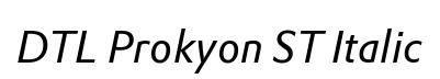 DTL Prokyon ST Italic