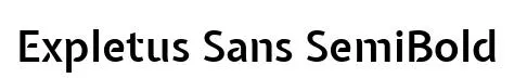 Expletus Sans SemiBold