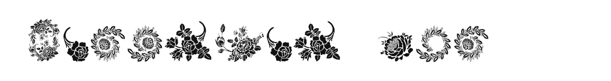 Floreale Two font preview