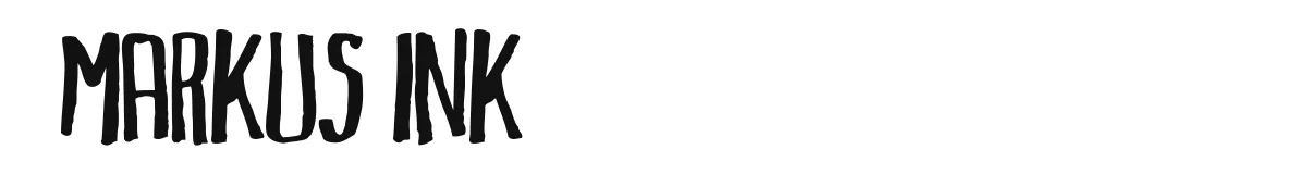 Markus Ink original font preview