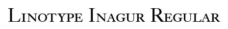 Linotype Inagur Regular