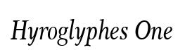 Hyroglyphes One