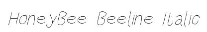 HoneyBee Beeline Italic