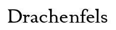 Drachenfels original font preview