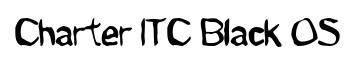 Charter ITC Black OS