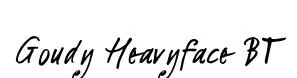 Goudy Heavyface BT