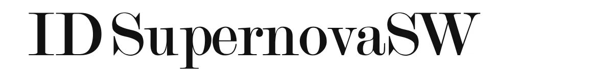 ID SupernovaSW original font preview