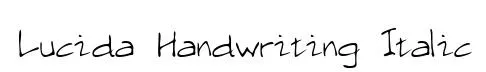 Lucida Handwriting Italic