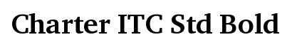 Charter ITC Std Bold