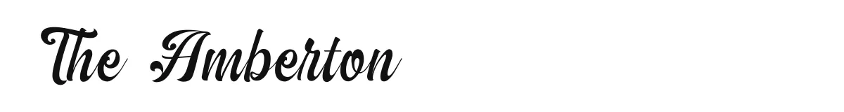 The Amberton original font preview