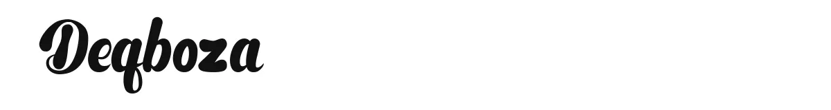 Deqboza font preview