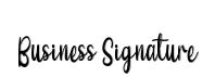 Business Signature