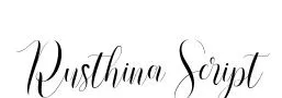 Rusthina Script