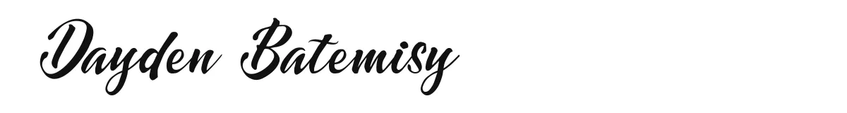 Dayden Batemisy font preview