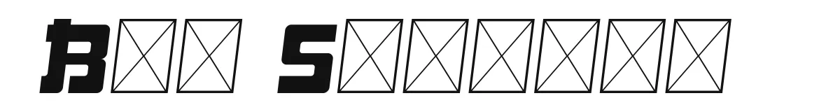 Big Samurai font preview