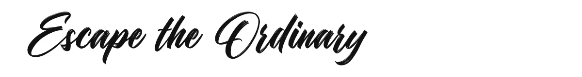 Escape the Ordinary original font preview