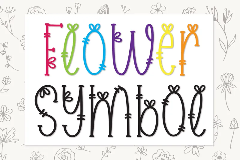 Flower Symbol author illustration