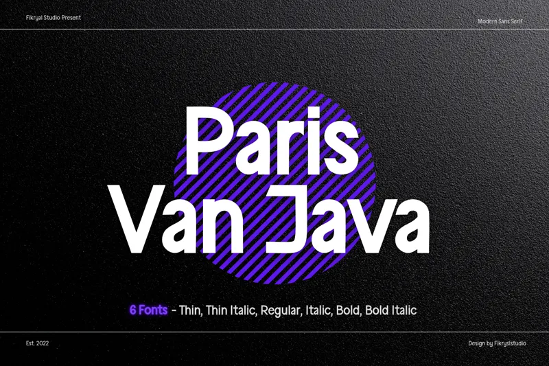 Paris Van Java author illustration