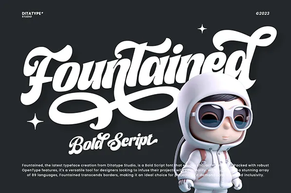 Fountained author illustration