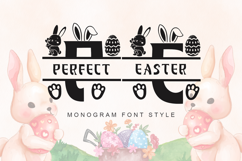 Perfect Easter Monogram author illustration