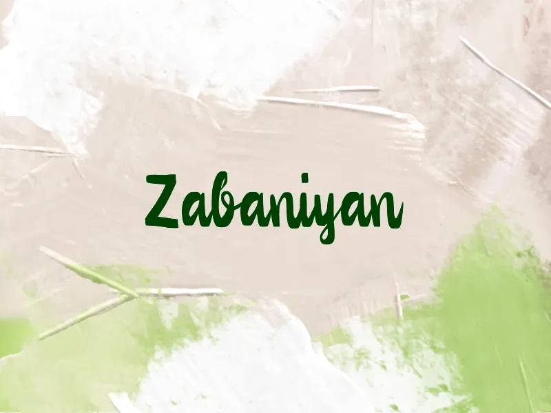 Zabaniyan author illustration