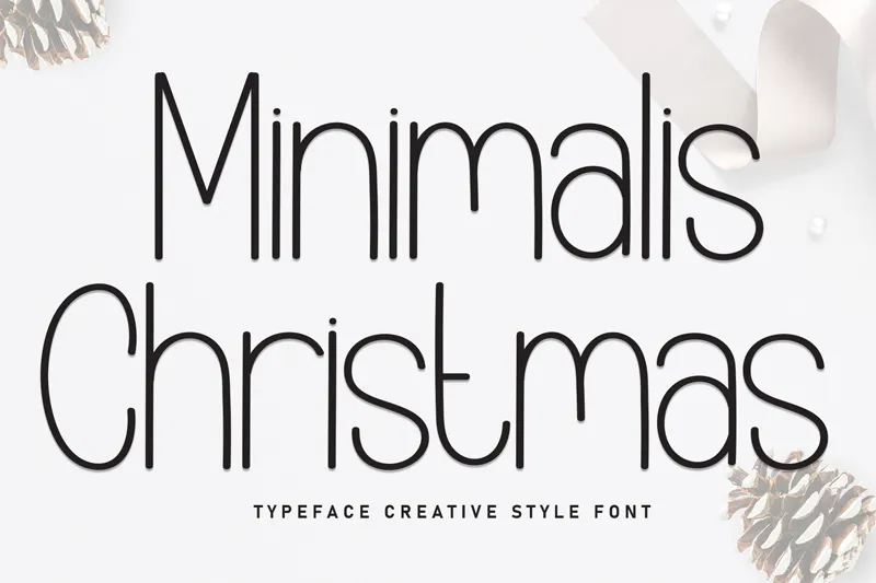 Minimalis Christmas author illustration