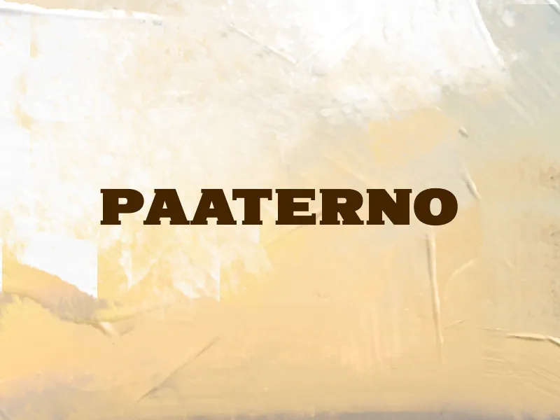 Paaterno author illustration