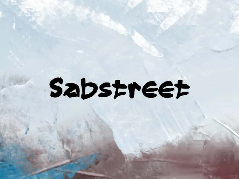 Sabstreet author illustration