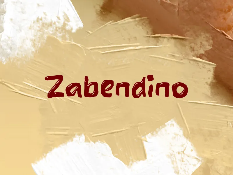 Zabendino author illustration